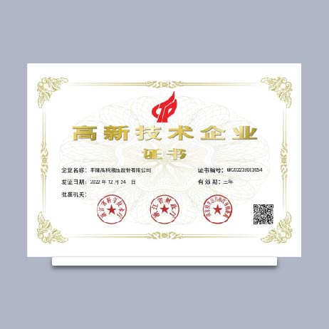 國(guó)家高新技術(shù)企業(yè)